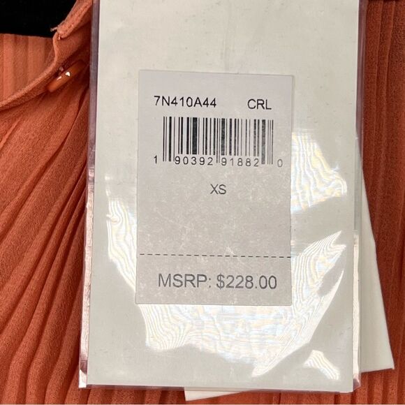 7 for all mankind NWT sheer long sleeve button down top with cami 🌺 XS - Picture 5 of 6